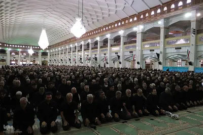 حضور رییس جمهور دکتر پزشکیان در نماز ظهر عاشورا  در تبریز