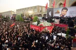 مراسم تشییع پیکر مطهر شهید حججی درمیدان امام خمینی(ره) اصفهان