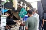 برپائی موکب اربعین در ورودی سومین حرم اهل بیت(ع)‎‎