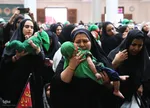 مراسم شیرخوارگان حسینی در حرم مطهر شاهچراغ(ع)