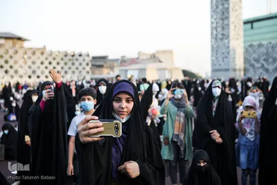 اجتماع دختران انقلاب برای حمایت از حجاب