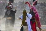 مراسم خیمه‌سوزان و مقتل‌خوانی در خمینی‌شهر اصفهان