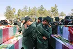 استقبال از 9 شهیدگمنام دوران دفاع مقدس ـ شيراز