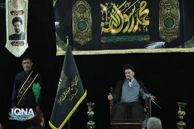 سوگ رضوی در حرم مطهر امامزاده علی بن جعفر(ع) قم