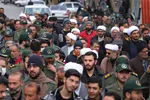 تشییع پیکر مطهر دو شهید گمنام در ملایر
