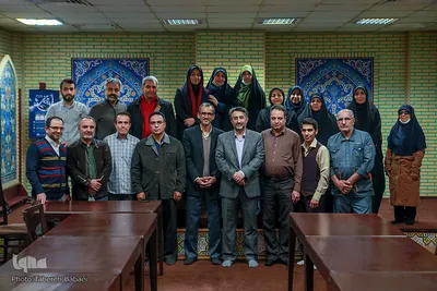 جلسه خداحافظی رحیم خاکی از همکاران فرهنگسرای قرآن تهران