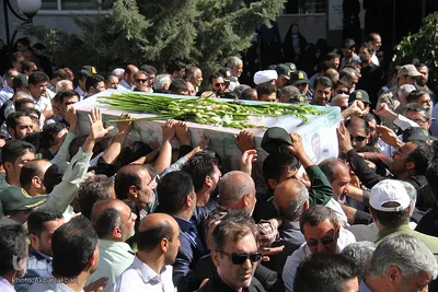 تشییع پیکر شهید «قربانعلی امیدی»