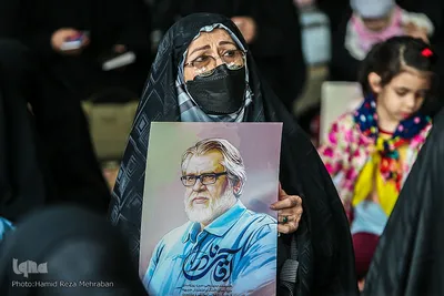 مراسم وداع با هنرمند انقلابی حاج نادر طالب زاده