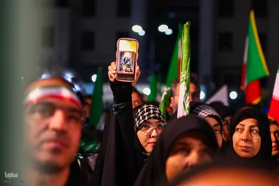 مراسم روضه‌خوانی به مناسبت شهادت رهبر انقلاب اسلامی در اصفهان