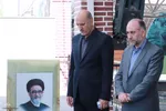 ادای احترام جهادگران دانشگاهی آذربایجان‌شرقی به مقام شامخ شهید آل هاشم و شهدای جنک رمضان