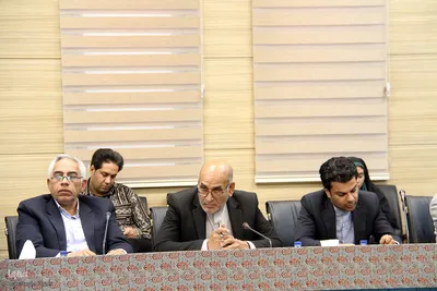 نشست هماهنگی کنگره علامه بهابادی یزدی با حضور معاون فرهنگی معاون اول رییس جمهور در یزد