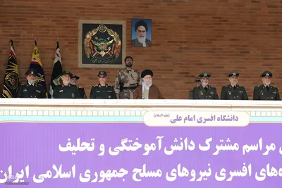 مراسم مشترک دانش‌آموختگی دانشجویان دانشگاه‌های افسری نیروهای مسلح