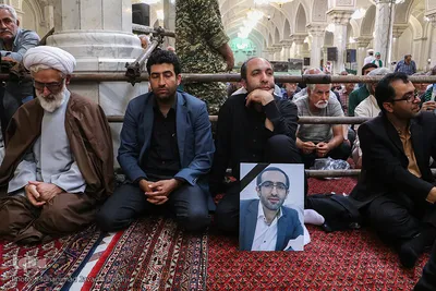 مراسم بزرگداشت شهدای حمله تروریستی تهران