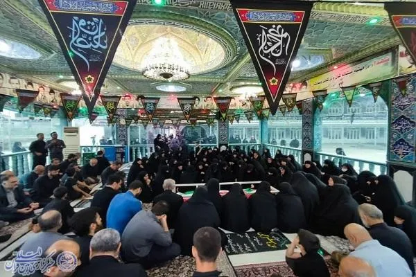 آیین تشییع پیکر مادر شهیدان رستم زاده گنجی در بابل
