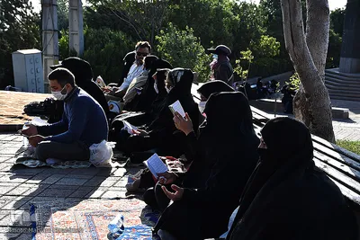 مراسم دعای عرفه در امامزاده عون بن علی(ع) تبریز