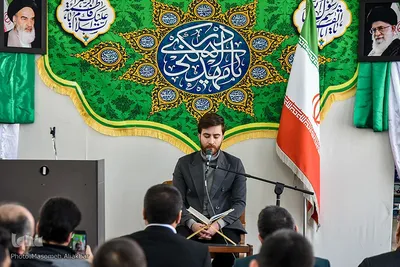 مراسم غبارروبی گلزار شهدای امامزاده محمد(ع) کرج با حضور قرآنیان بسیجی البرز‎