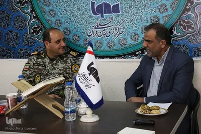 بازدید ارشد نظامی ارتش در استان مرکزی از خبرگزاری ایکنا