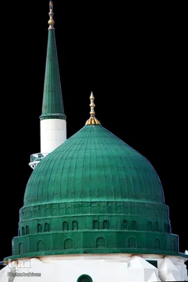 حرم مطهر و نورانی اشرف الانبیاء، حضرت محمد مصطفی(ص) در مدینه منوره