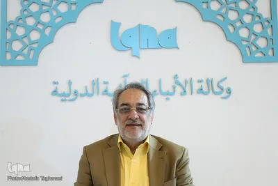 حضور سیدحسین موسوی بلده، ئیشکسوت قرآنی در غرفه ایکنا