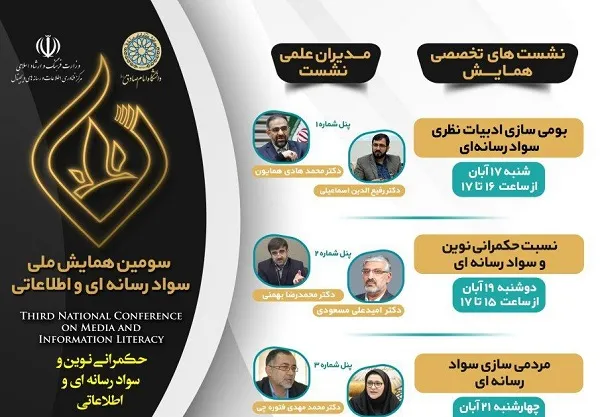 اختتامیه سومین همایش ملی سواد رسانه‌ای و اطلاعاتی برگزار می‌شود