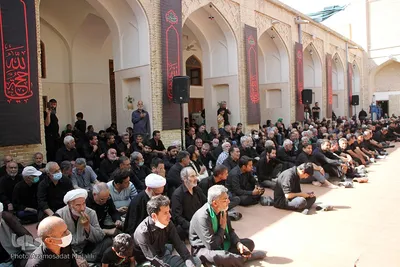 آیین سنتی عزاداری هیآت مذهبی در مسجد آخوند ملا اسماعیل یزد