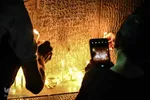 آیین شام غریبان در گلستان شهدای اصفهان‎