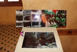 مراکش میں فلسطینیوں سے یکجہتی کے لئے آرٹ نمائش+ تصاویر