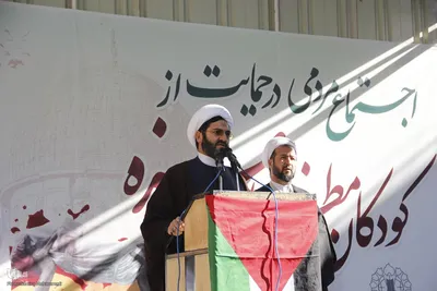 تجمع مردم ارومیه در حمایت از کودکان مظلوم غزه‎