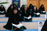 مراسم جزءخوانی قرآن در امامزاده نرمی دولت‌آباد