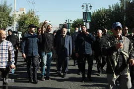 آیین پیاده‌روی جاماندگان اربعین حسینی در تهران(۲)
