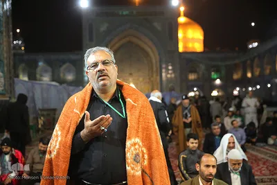 آیین معنوی اعتکاف در حرم مطهر رضوی