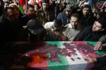 تشییع پیکر شهیدان «احمد میرزاوند» و «مرتضی بهاروند» و بیعت جامعه قرآنی لرستان با سومین رهبر انقلاب