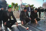 تجدید میثاق جهادگران اصفهانی با شهدا