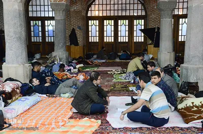 مراسم اعتکاف در مسجد جامع تبریز