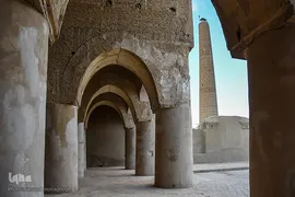 
افراشته فیروزه‌ای؛ مسجد تاریخانه‎‎ دامغان
