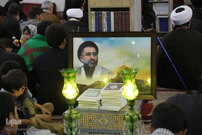 مراسم چهلمین روز شهادت جهادگر انقلابی و خادم قرآنی حجت‌الاسلام سید مهدی تقوی
