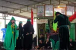 تعزیه ظهر عاشورا در امامزاده سیدابراهیم خمینی‌شهر