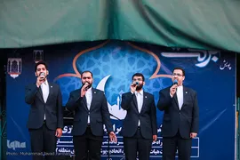 سفره افطاری ساده در بازار پانزده خرداد