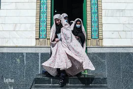 برگزاری نماز جماعت باشکوه دانش آموزی