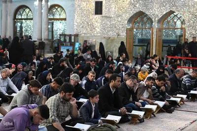 تلاوت ۴ قاری قرآن در محفل آستان عبدالعظیم(ع)