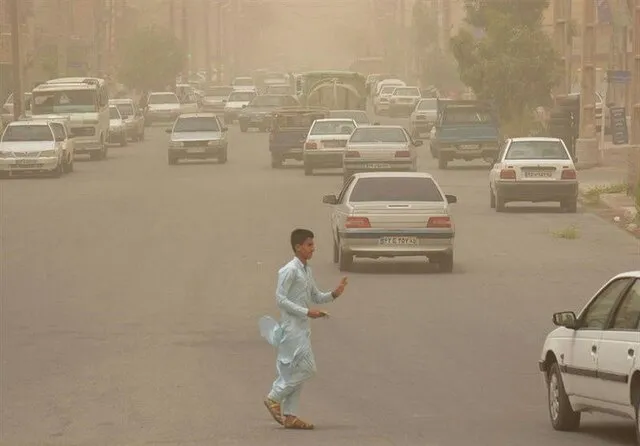 غلظت غبار در هوای زاهدان به ۵۱ برابر حد مجاز رسید