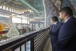 Dutch Chargé d’Affairs in Iraq Visits Imam Hussein Holy Mausoleum