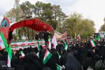 ششمین مراسم تشییع پیکر شهدای جنگ رمضان در اصفهان