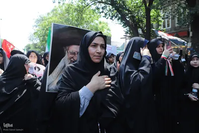 اجتماع مردم تبریز در خونخواهی رهبر شهید