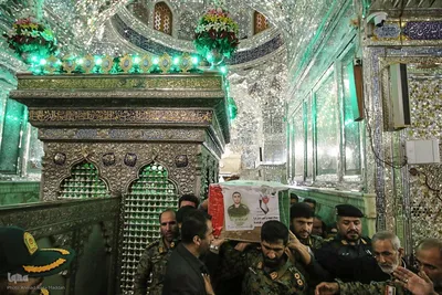 تشییع پیکر شهید امنیت در شیراز‎
