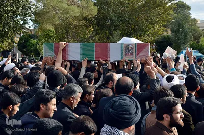 تشییع روحانی شهید مدافع حرم، حجت الاسلام محمد حسن دهقانی