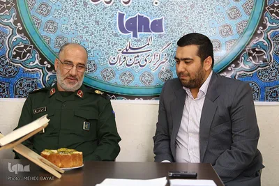 حضور فرمانده سپاه روح‌الله و مدیرکل حفظ آثار استان مرکزی در ایکنا بمناسبت روز خبرنگار