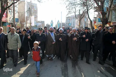 راهپیمایی خشم و انزجار از جنایات اسرائیل در شهرستان اهر