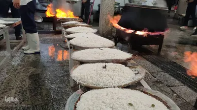 ضیافت کریمانه و مراسم شب قدر در هیأت ابوالفضلی بیرجند