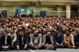 دیدار مداحان اهل‌بیت علیهم‌السلام با رهبر انقلاب